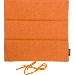 Magma Galettes de chaises exterieur a nouettes orange - Lot de 4 - 40x40