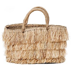 Bazar Bizar Sac a main en raphia naturel