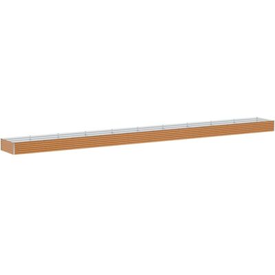 Helloshop26 Jardinière surélevée fonctionnelle style marron 970 x 100 x 36 cm - Publicité Helloshop26 Jardinière surélevée fonctionnelle style marron 970 x 100 x 36 cm - Publicité