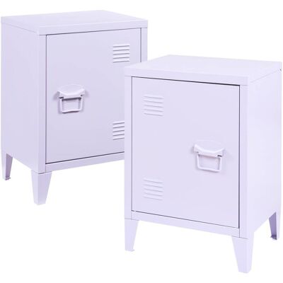 Helloshop26 Lot de 2 tables 57 x 40 x 30 cm - Publicité Helloshop26 Lot de 2 tables 57 x 40 x 30 cm - Publicité