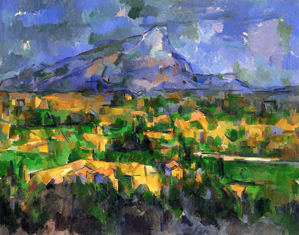 Legendarte Tableau Mont Sainte-Victoire Paul Cézanne 60x75cm