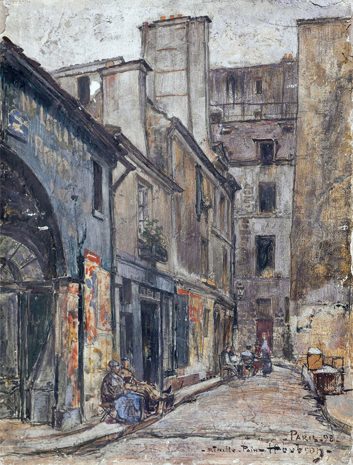 Legendarte Tableau - La rue Taille-Pain - Frédéric Houbron 60x80cm