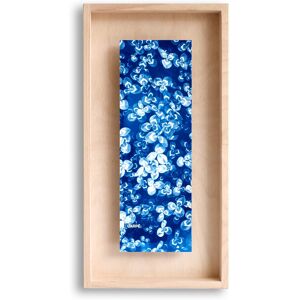 Swabdesign Cadre en bois cyanotype trefle 40x20cm