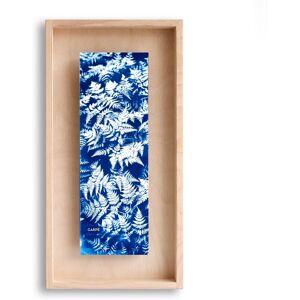 Swabdesign Cadre en bois cyanotype fougeres 40x20cm