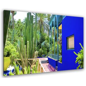 Hexoa Tableau jardin majorelle Tableau plexiglas 90x60cm