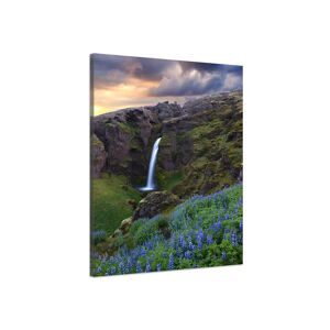 Hexoa Tableau voyage en islande imprime sur toile 80x120cm
