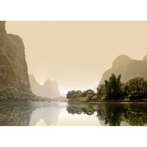 Ceanothe Tableau sur toile Li river 100x140cm