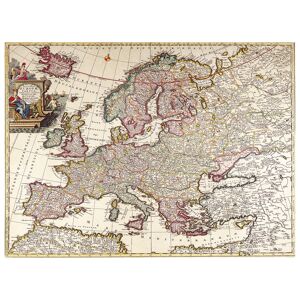 Legendarte Tableau cartographie ancienne carte No.53 80x100cm