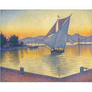 Legendarte Tableau - Le Coucher Du Soleil - Paul Signac 80x100cm