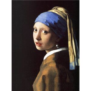 Legendarte Tableau La Jeune Fille a la Perle Jan Vermeer 80x100cm