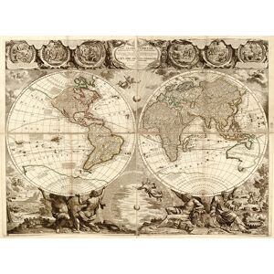 Legendarte Tableau cartographie ancienne carte No. 63 80x100cm