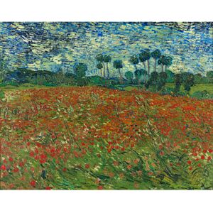 Legendarte Tableau Le Champ des Coquelicots Vincent Van Gogh 80x100cm