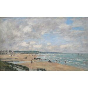 Legendarte Tableau - Plage a Trouville - Eugene Boudin 50x80cm