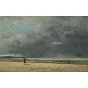 Legendarte Tableau - Deauville, Maree Basse - Eugene Boudin 50x80cm