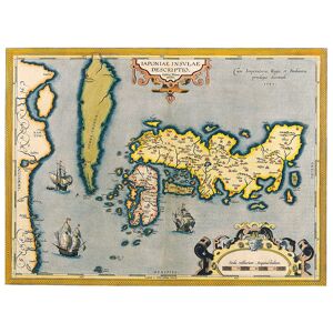 Legendarte Tableau - Cartographie - Ancienne Carte No. 40 80x100cm