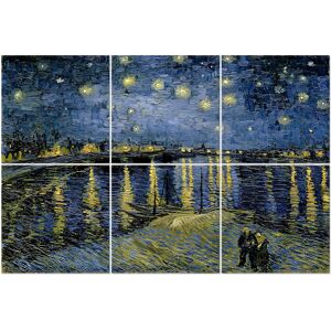 Legendarte Tableau Nuit Étoilee sur le Rhône - Vincent Van Gogh 100x150cm