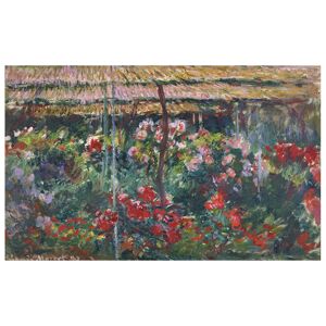 Legendarte Tableau - Peony Garden (Jardin de Pivoines) Claude Monet 50x80cm