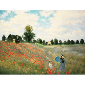 Legendarte Tableau - Le Champ des Coquelicots Claude Monet 80x100cm