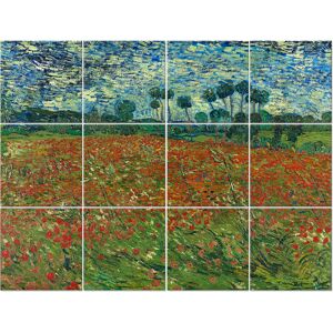 Legendarte Tableau Le Champ Des Coquelicots - Vincent Van Gogh 150x200cm