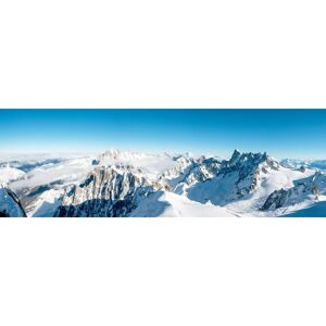 Ceanothe Tableau sur toile Aiguille du Midi 45x135 cm