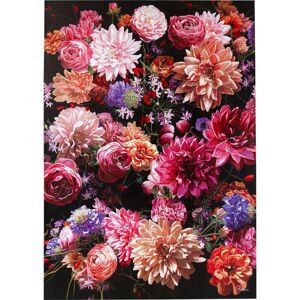 Kare Design Toile bouquet de fleurs roses 140x200