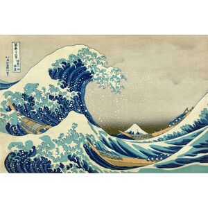 Legendarte Tableau La Grande Vague de Kanagawa Katsushika Hokusai 80x120cm