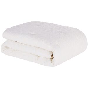 Maisons du Monde Boutis en coton motifs feuillage en relief ecrus 260x240