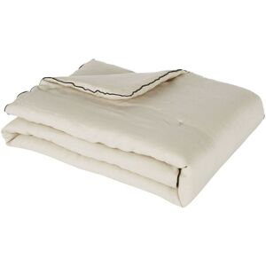 Maisons du Monde Boutis en lin lave beige 200x100