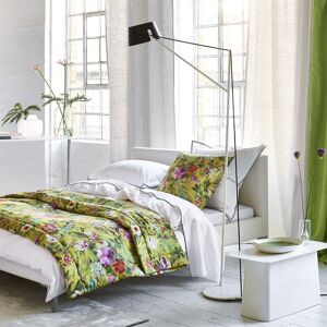 Designers Guild Courtepointe en satin de coton Vert 140x220