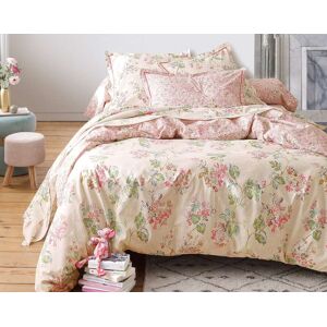 Becquet Housse de couette 260x240 en coton rose