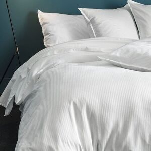 Essix Housse de couette en satin blanc 200x200