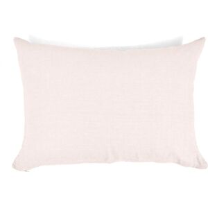 Lo de Manuela Taie d'oreiller en lin pur lave Rose Pale 45x95