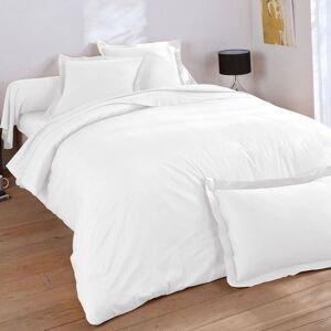 Becquet Housse de couette 240x220 blanc en coton