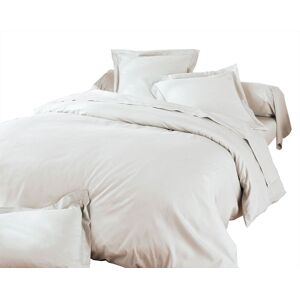 Becquet Housse de couette 240x220 blanc en lin