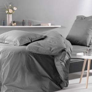 Monteleone Housse de couette en Coton Anthracite 240x220 cm