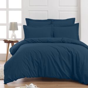 Sensei Maison Housse de couette en percale coton indigo 240x220 cm