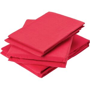 Toison d'Or Drap plat en coton lave coton rouge x