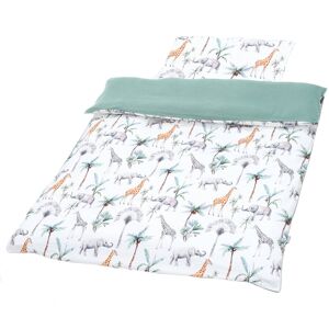 Sevira Kids Parure de lit (couette et oreiller) bebe en coton 100x135cm