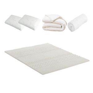 Olympe Pack Surmatelas + Alese + Couette + Oreiller 140x190