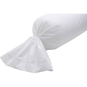 Anne de Solene Taie de traversin coton blancxblanc 43x210 cm