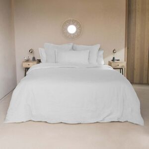 Febronie Housse de couette lin lave 260x240 blanc