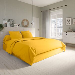 Housse de couette Coton Jaune 200x200 cm - DODO