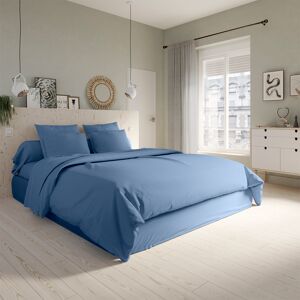 Housse de couette Coton Bleu 240x260 cm - DODO