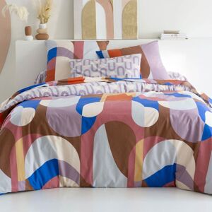 Becquet Housse de couette 140x200 multicolore en coton