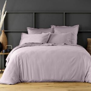 Housse De Reve Housse de couette satin de coton rose 240x260 cm