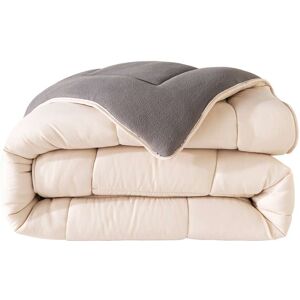 Becquet Couette 200x200 beige double face 400 g/m2