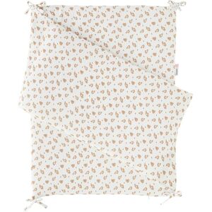 Noukie's Tour De Lit Leopard En Mousseline De Coton, ecru/terracotta Bebe