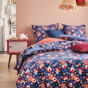 Essix Housse de couette en percale de coton multicolore 140x200