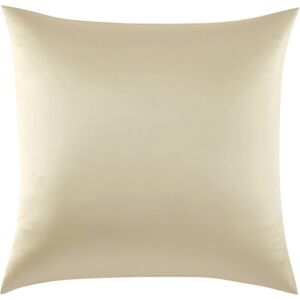 Olivier Desforges Taie d'oreiller en soie beige 65 x 65 cm