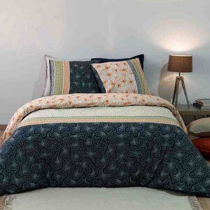 Housse De Reve Parure de lit reversible 2 places percale a motifs 220x240 cm